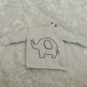 Elephant sweater for baby